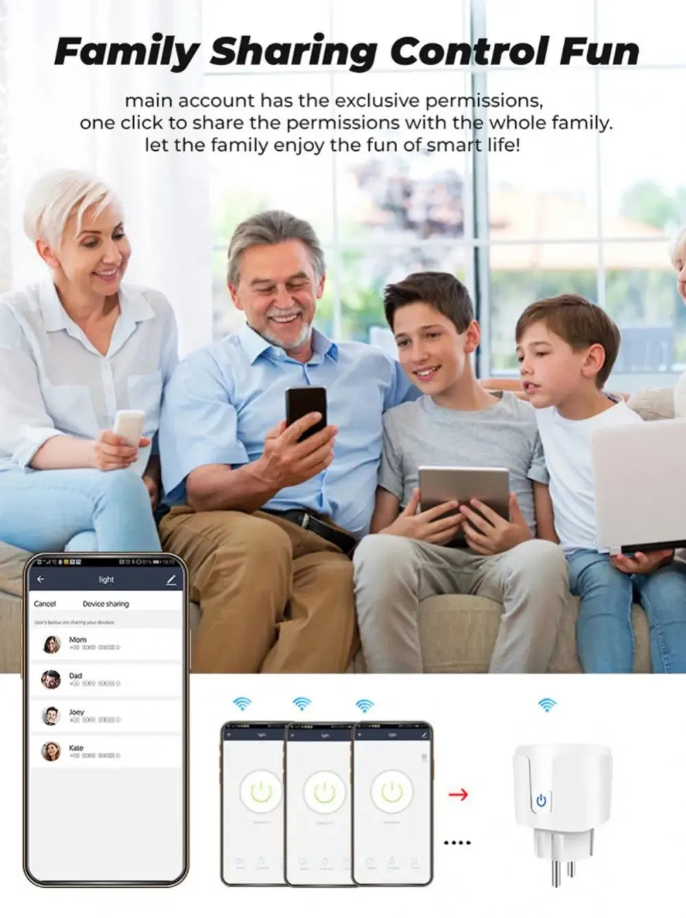 Zigbee Smart Plug 20A EU Smart Socket With Power Monitoring Timing Function Voice Control Via Alexa Google Home Yandex