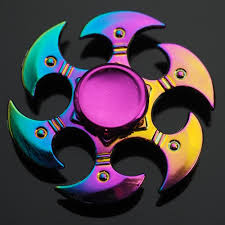 Colorful Alloy Fidget Spinner Electroplating Toy